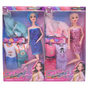 Кукла с аксессуарами, ручки и ножки на шарнирах, 2 вида в ассортименте