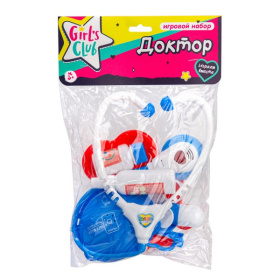 Набор Girl's club "Доктор", 12 деталей, стетоскоп (свет, звук)