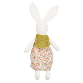 Зайка в зеленой жилетке и юбке, 26 см Зайка в зеленой жилетке и юбке, 26 см