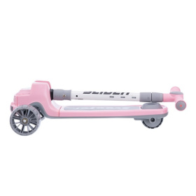 Самокат трехколесный Slider, колеса светящиеся, руль складной