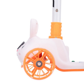 Самокат трехколесный Slider, колеса светящиеся, руль складной