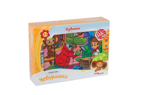 12 кубиков "Чебурашка"  (С/м)