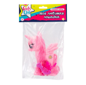 Единорог "Girl's club", с аксессуарами
