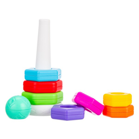 Пирамидка Elefantino "Первые уроки", 21 см