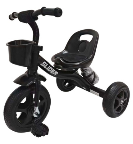 Велосипед трехколесный Slider колеса EVA 10 и 8", корзинка, бутылочка