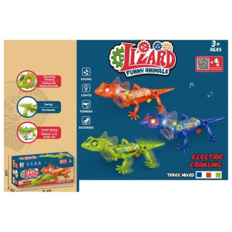 Ящерица на батарейках. в ассортименте