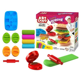 Набор для лепки "Бургерная" тесто 4х50г,