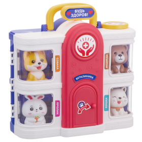Набор "Доктор" "Girl's Club", в комплекте: животные, аксессуары, световые и звуковые эффекты Набор "Доктор" "Girl's Club", в комплекте: животные, аксессуары, световые и звуковые эффекты