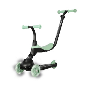 Самокат 5в1 трехколесный "Qplay" светящиеся колеса