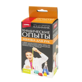 Химические опыты.Жвачка для рук "Зелёная"