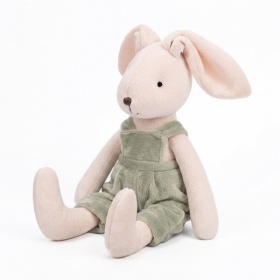Игрушка мягконабивная ТМ "Relana" Зайчик Захар в комбинезоне,  20 см