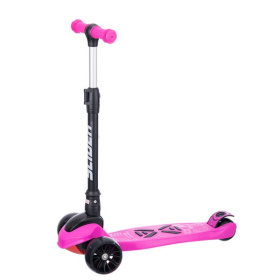 Самокат трехколесный Slider, колеса светящиеся, руль складной