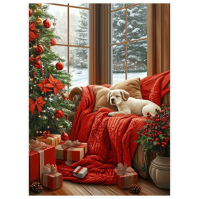 Холст с красками 22х30 см по номерам в коробке (16цв.) Праздничное утро. Холст с красками 22х30 см по номерам в коробке (16цв.) Праздничное утро.