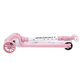 Самокат трехколесный Slider, колеса светящиеся, руль складной Самокат трехколесный Slider, колеса светящиеся, руль складной