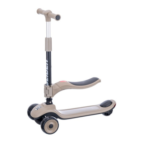 Самокат трехколесный Slider, колеса светящиеся, руль складной