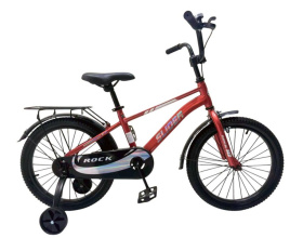 Велосипед двухколесный  Slider Race 18" с дополнительными колесами