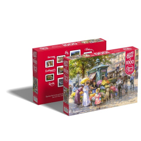 Puzzle-1000 "Цветочный магазинчик"