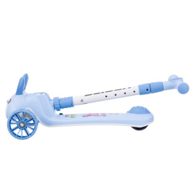 Самокат трехколесный Slider, колеса светящиеся, руль складной