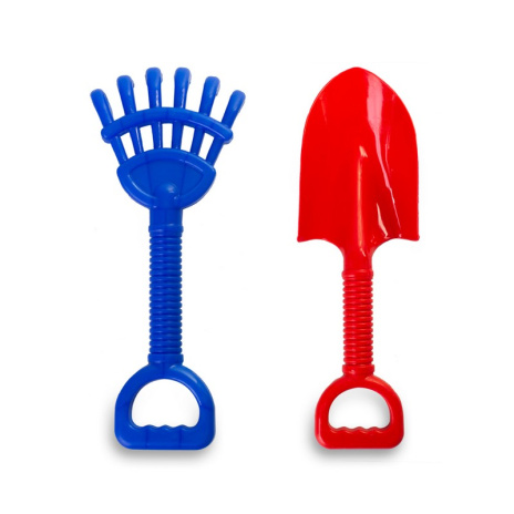 Песочный набор №5 (совок, грабли)