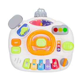 Центр развивающий Elefantino "Веселые гонки": игровой столик (25*25*21см), пианино, руль, светофор Центр развивающий Elefantino "Веселые гонки": игровой столик (25*25*21см), пианино, руль, светофор