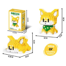 Конструктор "Чихуахуа" 420 деталей, 2 варианта сборки, размер: 5*8*6,8 см/6*7*8 см