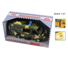 Машинка инерционная "Военный микроавтобус" Машинка инерционная "Военный микроавтобус"
