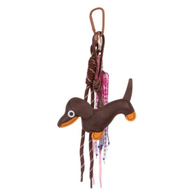 Собака такса с подвесами, ассортимент цветов, 9 см