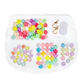 Набор Girl's club "Рукодельница-Единорожка": сумочка, бисер, леска, застежки