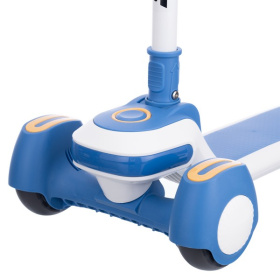 Самокат трехколесный Slider, колеса светящиеся, руль складной