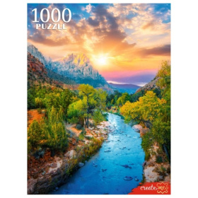 Пазлы 1000 элементов. РЕЧНОЙ ПЕЙЗАЖ