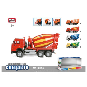 Машинка инерционная "Строительная техника. Бетономешалка" Машинка инерционная "Строительная техника. Бетономешалка"