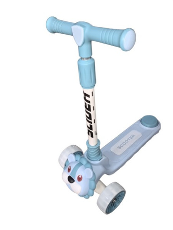 Самокат трехколесный Slider, колеса светящиеся