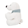 Полярный мишка в шарфике, 29 см