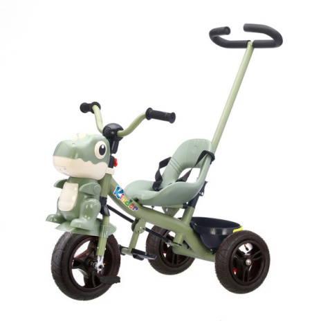 Велосипед 3-х колесный с ручкой управления, надувные колеса 8 и 10 дюймов