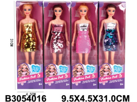 Кукла, ручки шарнирные, 4 вида в ассорттименте