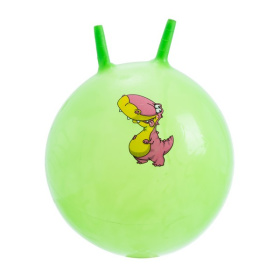 Мяч гимнастический с рожками, 55см, "Животные" в ассортименте