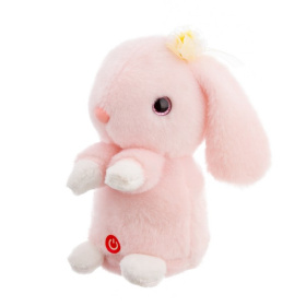 Игрушка-повторюшка "Зайка" 17 см, режимы: танец, музыка, запись, 6 цветов в ассортименте Игрушка-повторюшка "Зайка" 17 см, режимы: танец, музыка, запись, 6 цветов в ассортименте