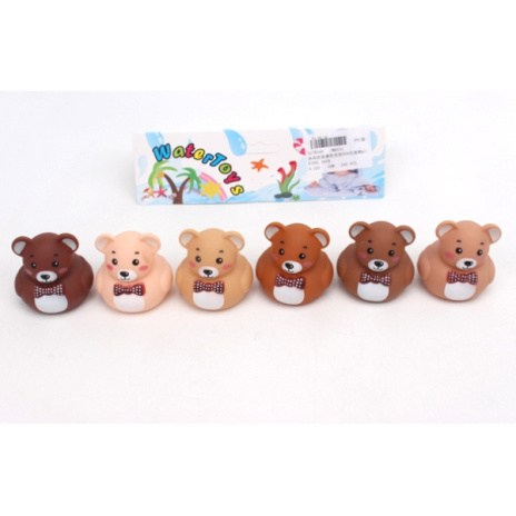 Набор для купания "Мишки" , 6 шт. ПВХ