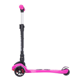 Самокат трехколесный Slider, колеса светящиеся, руль складной