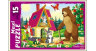 Макси-пазлы "15 элементов "Теремок"