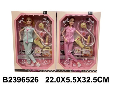 Набор  "Доктор", в комплекте кукла с аксессуарами, 2 вида в ассортименте
