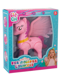 Единорог "Girl's Club", ходит, световые и звуковые эффекты