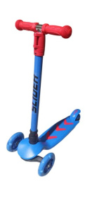 Самокат трехколесный Slider, колеса со светом