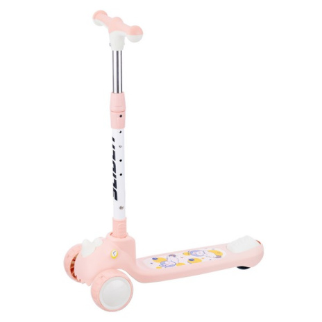 Самокат трехколесный Slider, колеса светящиеся, руль складной