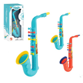 Инструмент музыкальный "Саксофон", 2 цвета в ассортименте
