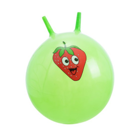Мяч гимнастический с рожками, 55см, "Фрукты" микс цвета