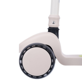 Самокат трехколесный Slider, светящиеся колёса и платформа, руль складной