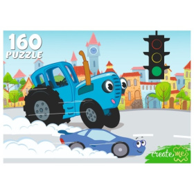 Пазлы 160 элементов Лицензия/ Синий трактор