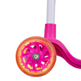 Самокат трехколесный Slider, колеса светящиеся