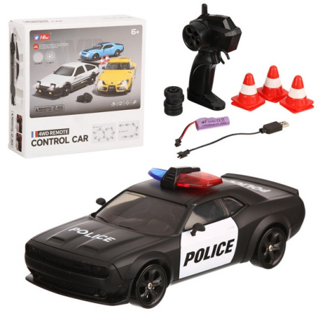 Набор "Гонки" полицейский автомобиль на пульте радиоуправления
